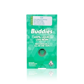 BUDDIES - Disposable - GG4 - All In One - Live Resin - 1G