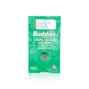 BUDDIES - BUDDIES - Cartridge - GG4 - Liquid Diamonds - Live Resin - 1G