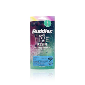 BUDDIES - Vape Pen - GMO - Liquid Live Resin - 1G