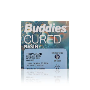 BUDDIES - Concentrate - Lemon Cherry Gelato - Cured Resin Terp Sugar - 1G