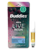 Buddies Kosher Headband 1g Live Resin Cartridge - Indica