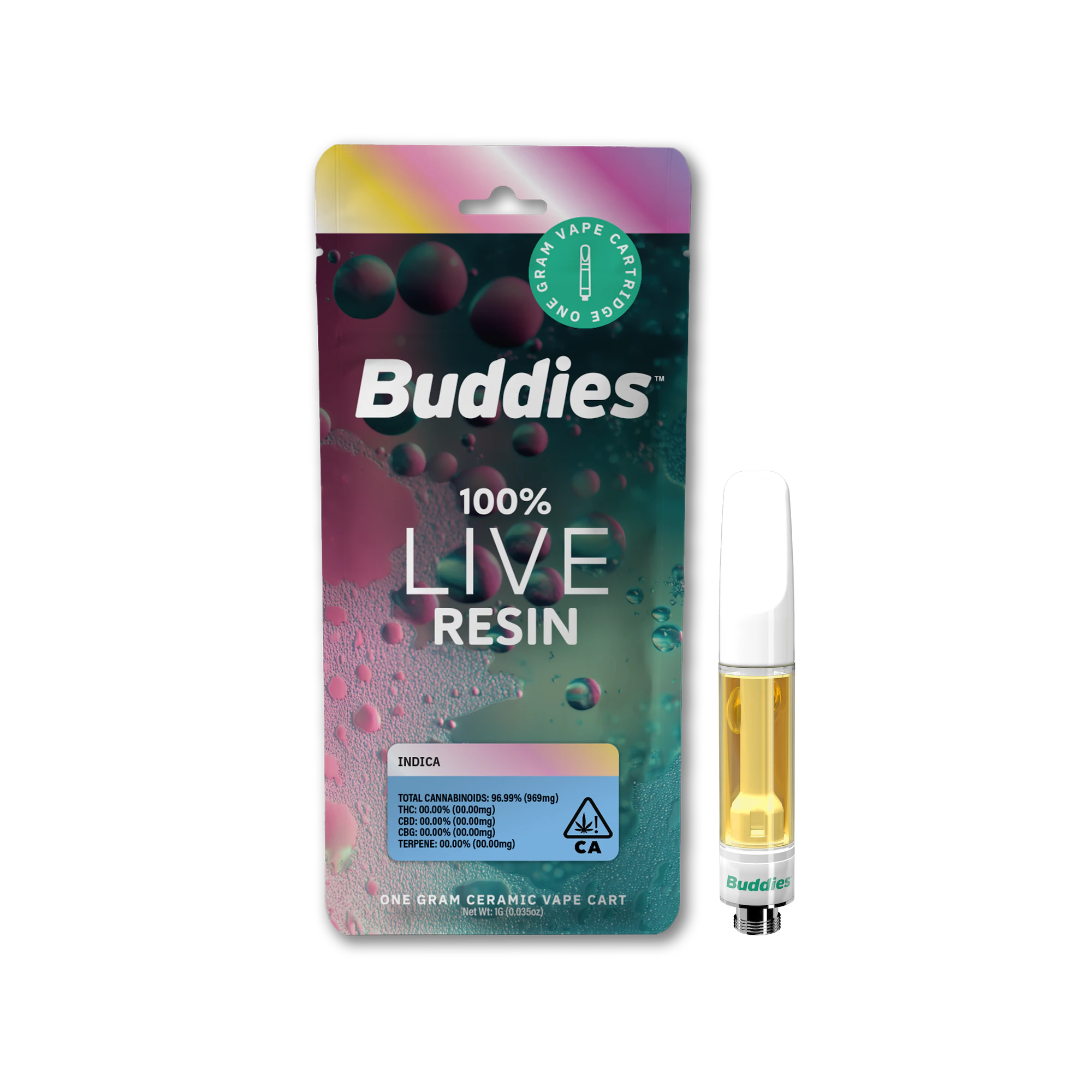 Buddies Brand - Buddies | Garlic Juice | Live Resin | Cartridge Main Image
