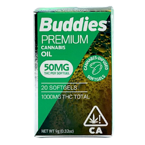 Buddies - Buddies - THC Capsules - 50mg Each - Capsules - 20ct - 1000mg