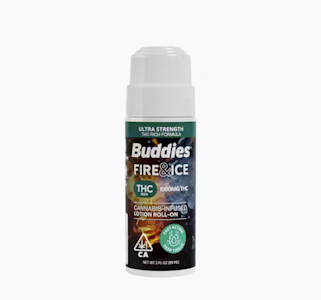 Buddies - [Buddies] Roll-On 3oz - 1000mg - Fire & Ice (THC)
