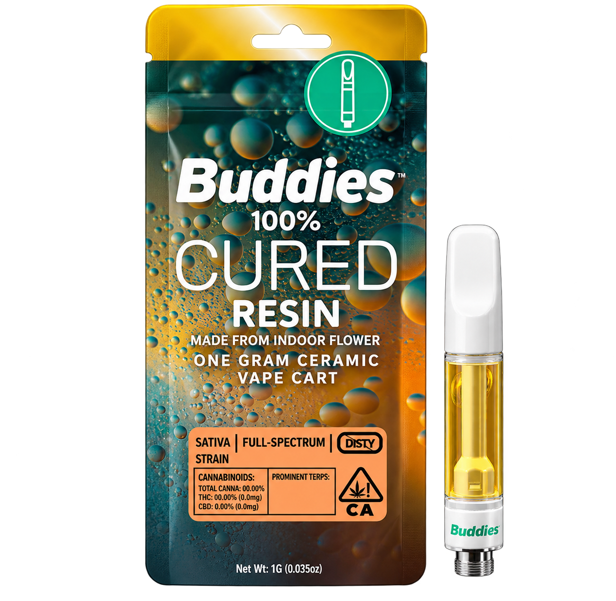 Buddies | Honey Runtz | Cured Resin | Cartridge