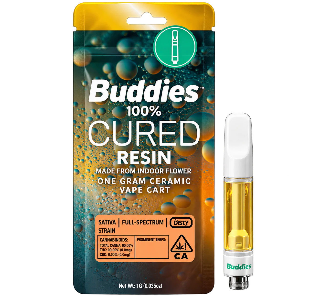 Buddies Brand - Buddies | Honey Runtz | Cured Resin | Cartridge Main Image