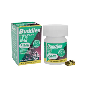 Buddies - Buddies | GG48 | 25mg Live Resin Soft Gels | 40ct