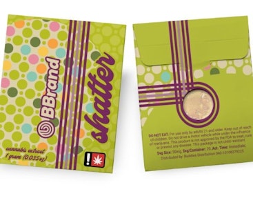 Buddies - Buddies Peanut Butter Kush 1g Shatter - Indica