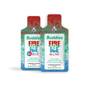 Buddies - Buddies - 1:1 THC:CBD Topical Single Use - Fire & Ice