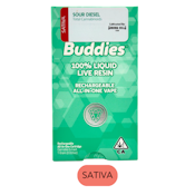 Buddies - Live Resin - Sour Diesel - RTU - 1.0g