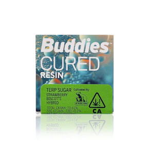 BUDDIES - Concentrate - Strawberry Biscotti - Cured Resin Terp Sugar - 1G