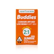 60 Piece Bottle Live Resin (S) | 7.5mg THC:THC-V Capsules | Buddies