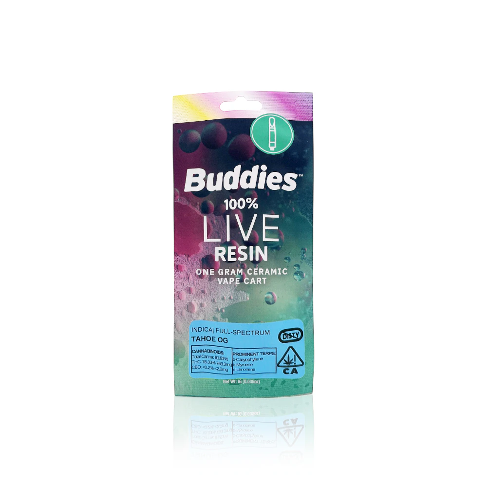Buddies Brand - BUDDIES - Vape Pen - Tahoe OG - Live Resin - 1G Main Image