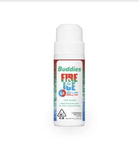 Buddies - Fire & Ice Roll-On Topical | 1:1 THC:CBD | Buddies