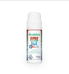 Fire & Ice Roll-On Topical | 1:1 THC:CBD | Buddies