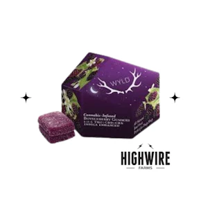 WYLD Gummies Boysenberry 2:1:1 CBD:CBN 200mg