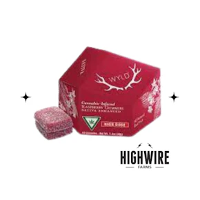 WYLD Gummies Raspberry 200mg