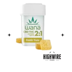Wana Brands - Wana Gummies Exotic Yuzu 2:1 CBD:THC