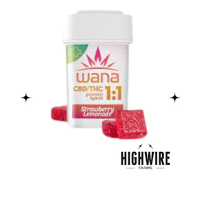 Wana Gummies Strawberry Lemonade 1:1