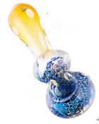 Glass - 4.5" Frit Bowl Single Bulge Fume Hand Pipe