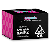 1904 Provisions - Live Hash Rosin - Benzina - Concentrates - 1.0g