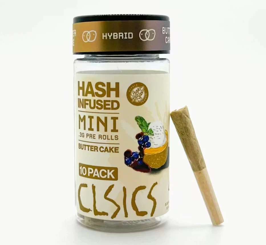 CLSICS - CLSICS - Butter Cake - 3g Hash Infused Pre-Rolls - 10pk Main Image