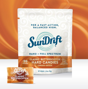 SunDrift - SunDrift | Classic Butterscotch Hard Candie | 20x 5MG THC