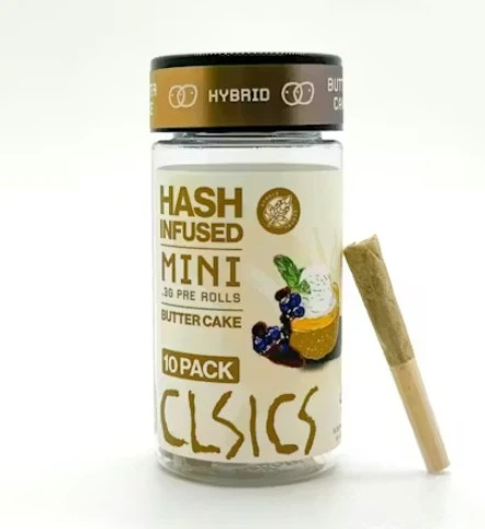 CLSICS - CLSICS: Butter Cake Hash Infused .3g Pre-Roll 10-Pack/3g (H) Main Image