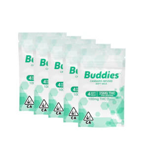 Next Day - Bundle: THC Softgels 5pk of 4 x 25mg 20ct (500mg)