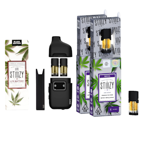 Bundle Indica: STIIIZY Bar + 2 Pods + Lite Battery (2g)