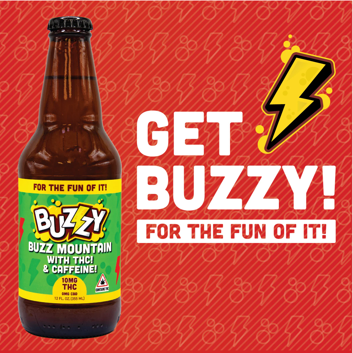Buzzy - Buzzy | Buzz Mountain w/ Caffeine | 10mg | Beverage Main Image