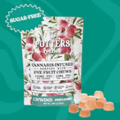 Potters Lychee (I) LR Sugar Free Gummies 100mg