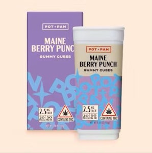 POT+PAN - Pot + Pan | Maine Berry Punch | 2.5mg Gummy | 20-Pack | 50mg Total | [I]