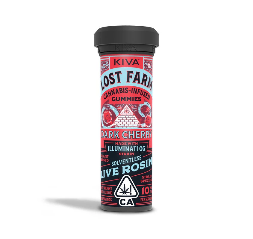 Lost Farm - Lost Farm - 100mg Gummies - Dark Cherry - Illuminati OG Main Image