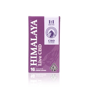 HIMALAYA - HIMALAYA - Cartridge - CBD - 1:1 - 1G