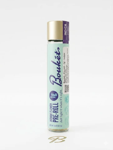 BOUKET - Pineapple Kush -Indica- 28.3% THC | 1g Indoor Grown (Pre-roll) | Bouket - AA5 Front