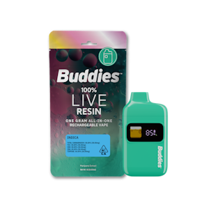 Buddies - AIO - PALM - Purple Churro (Live Resin) - 1g (I) - Buddies