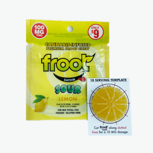 Froot - Froot Chew 100mg Sour Lemon 