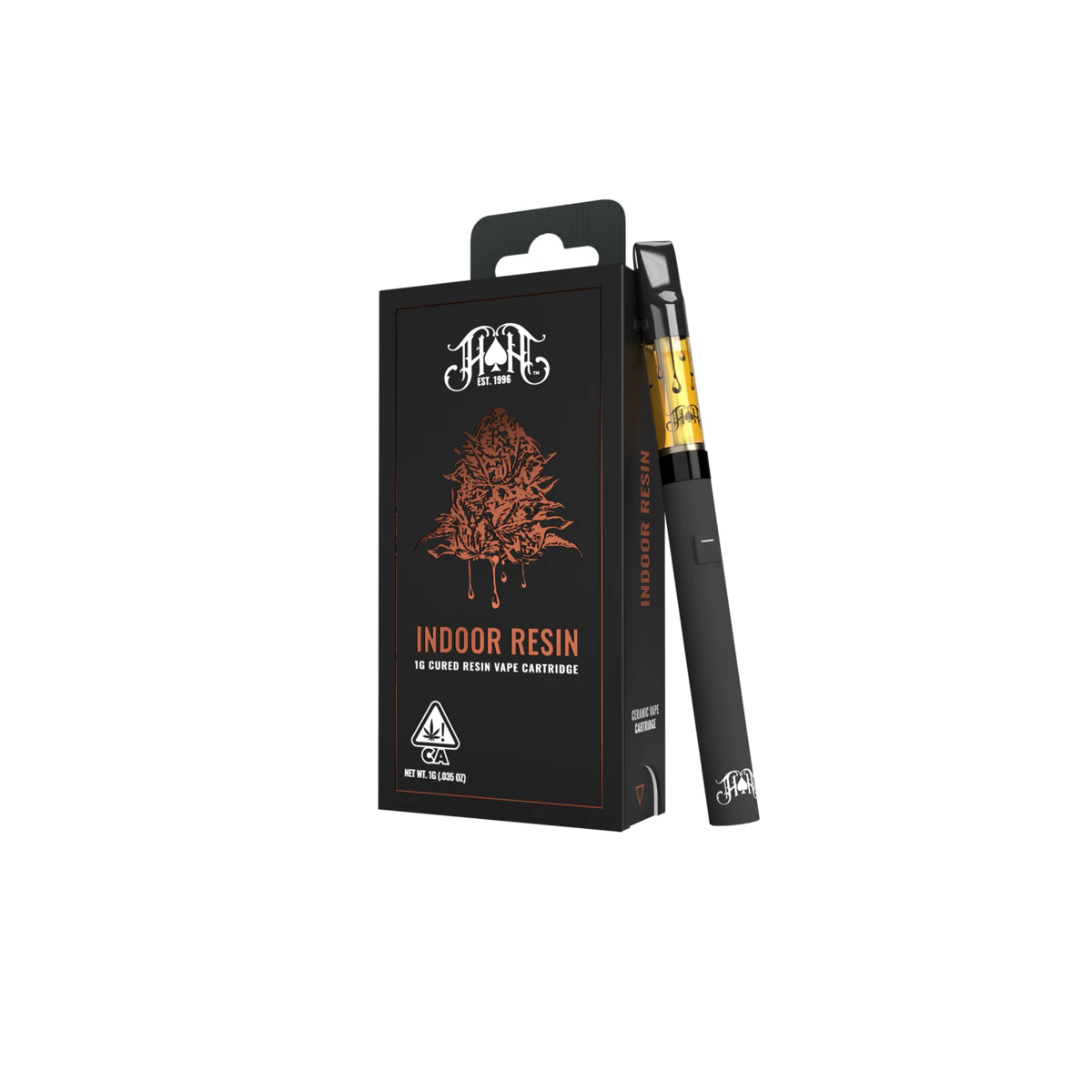 Heavy Hitters - Heavy Hitters Cured Resin Cart 1g Black Haze Main Image