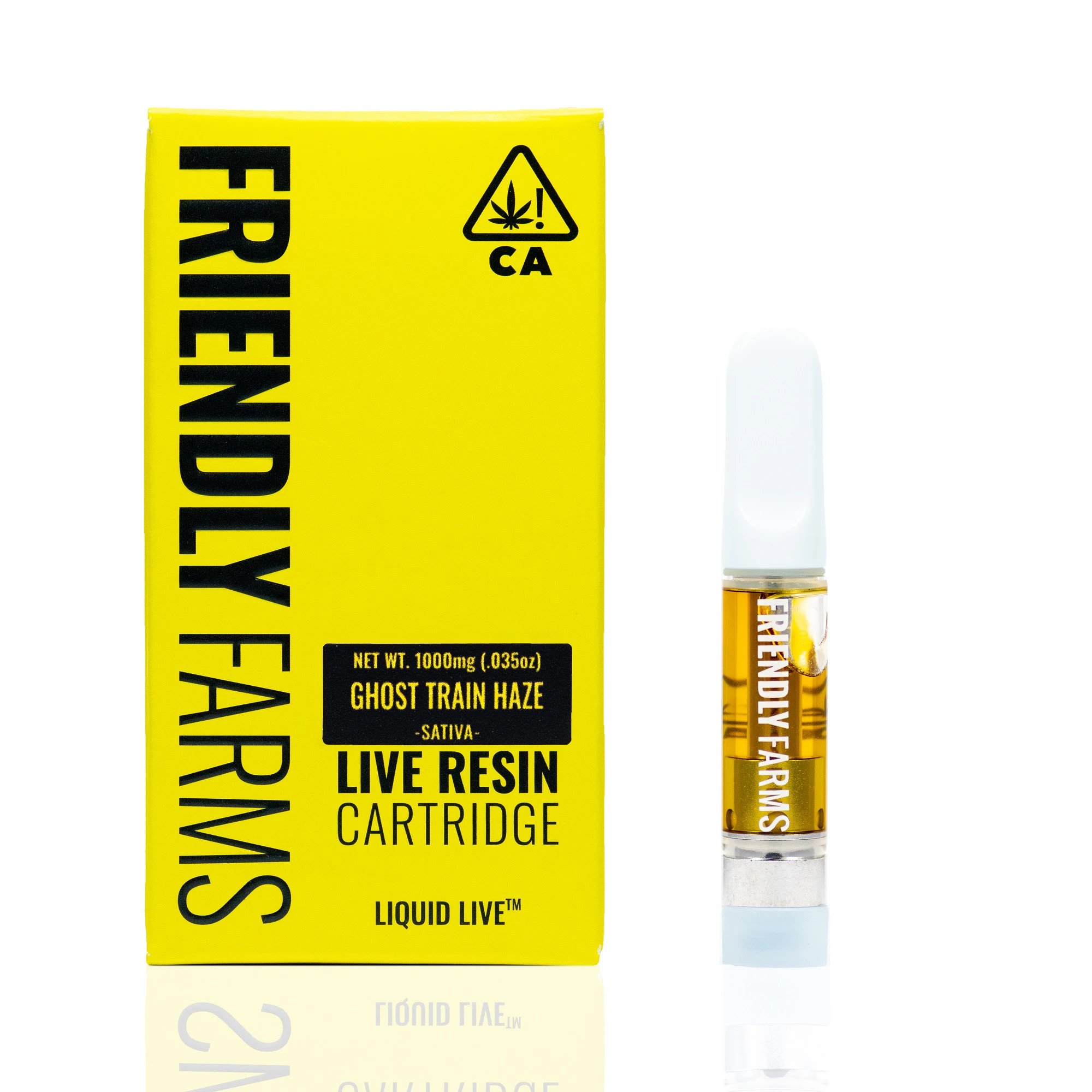 Friendly Farms - Live Resin Cart. - Ghost Train Haze (1g) Main Image