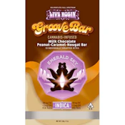 GrooveBar Indica (10pk)(Live Rosin) - 100mg (I) - Emerald Sky
