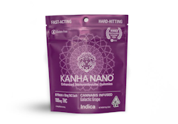 Kanha Nano - Indica Galactic Grape Gummies 10 Pack (100mg)