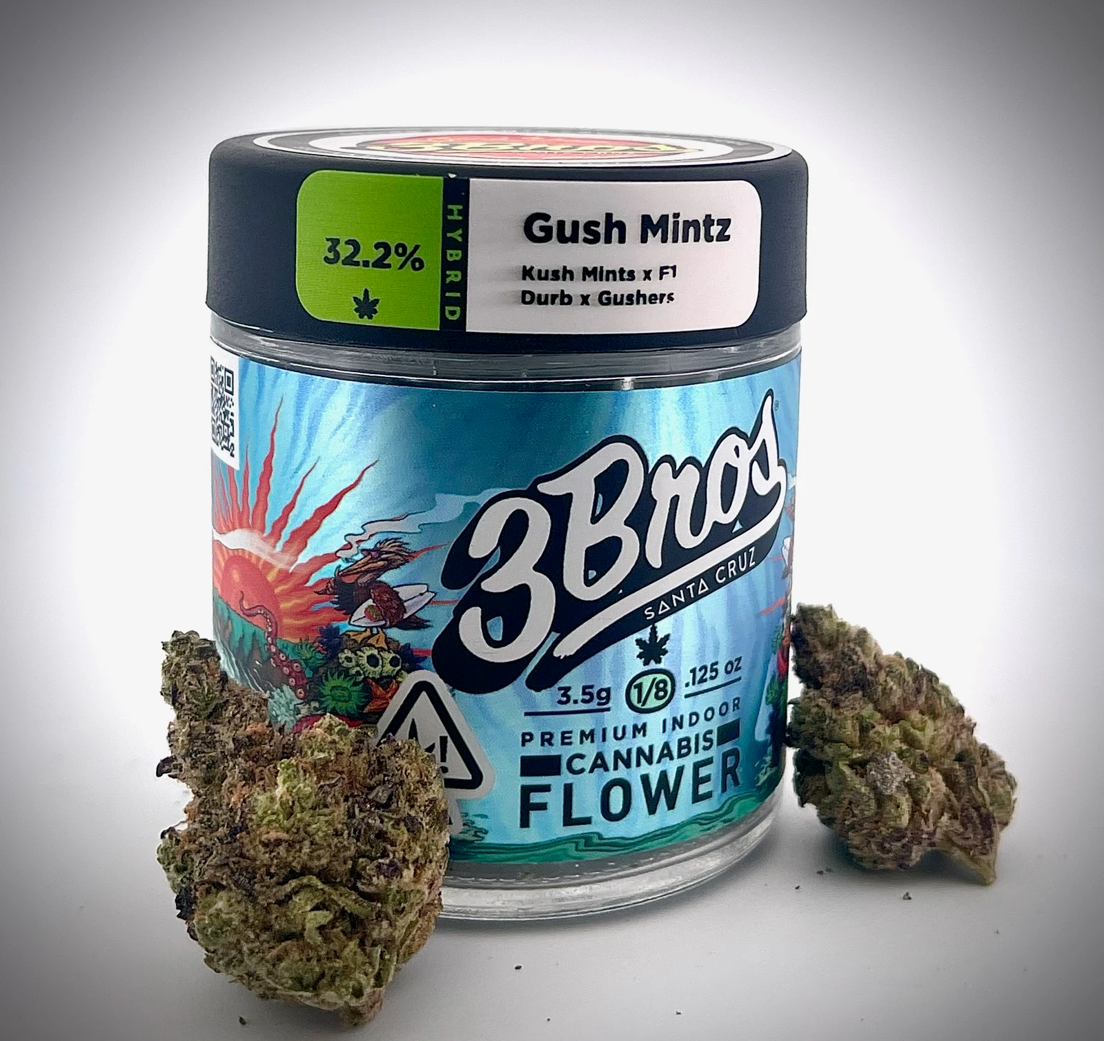 3 Bros - 3 Bros - Gush Mintz - 3.5g Flower Main Image