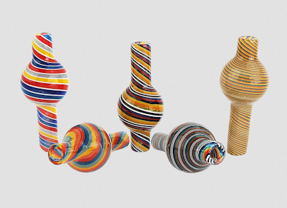 Wyn - 2" Bubble Spiral Carb Cap