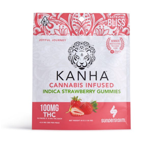 Kanha - Strawberry Gummies Indica 100mg