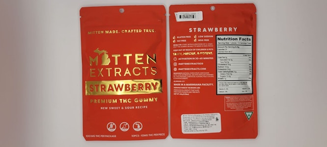 Mitten Extracts - Strawberry - 100mg