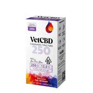 VETCBD - [VETCBD] Tincture - 60ml - Regular Strength 250mg
