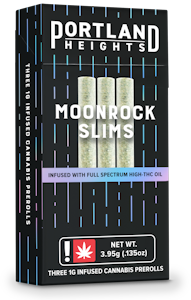 Chocolate Hulk, 3 pack Moonrock Slims, 3g