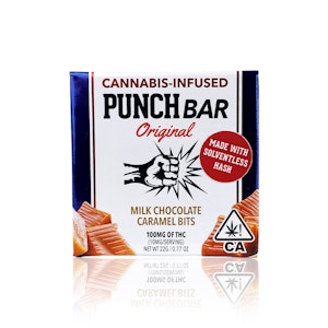 PUNCH EXTRACTS - PUNCH - Edible - Milk Chocolate Caramel Bits - Punch Bar - 100MG