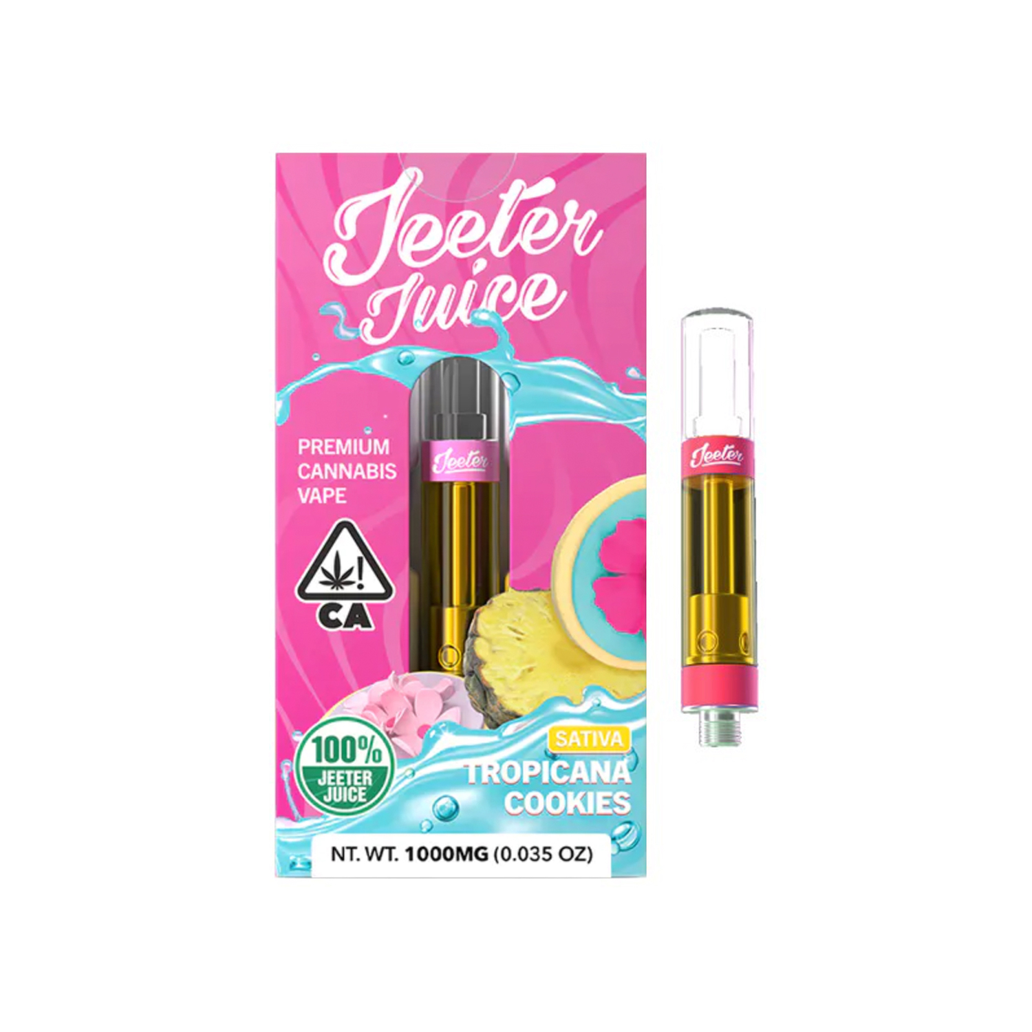 Jeeter Juice 1g Vape Cartridge Tropicana Cookies Cann...
